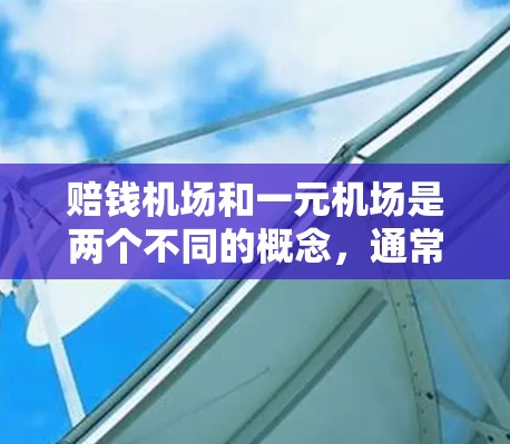 赔钱机场和一元机场是两个不同的概念,通常在不同的语境下被用来描述不同的票价策略或运营方式。以下是对这两个词的详细分析
