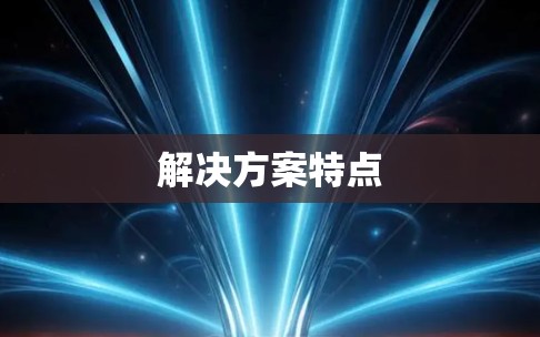 解决方案特点