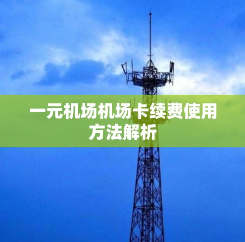 一元机场机场卡续费使用方法解析 一元机场机场卡续费使用方法解析