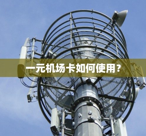 一元机场卡如何使用？