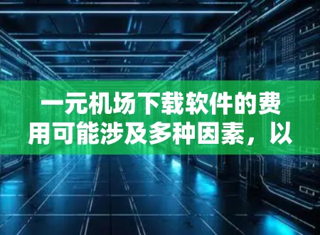 一元机场下载软件的费用可能涉及多种因素，以下是一些可能的原因和建议
