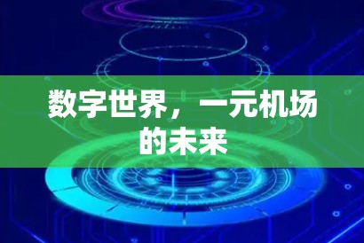 数字世界,一元机场的未来 数字世界,一元机场的未来