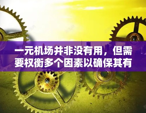 一元机场并非没有用，但需要权衡多个因素以确保其有效性和可行性。以下是对一元机场设计考虑的详细分析