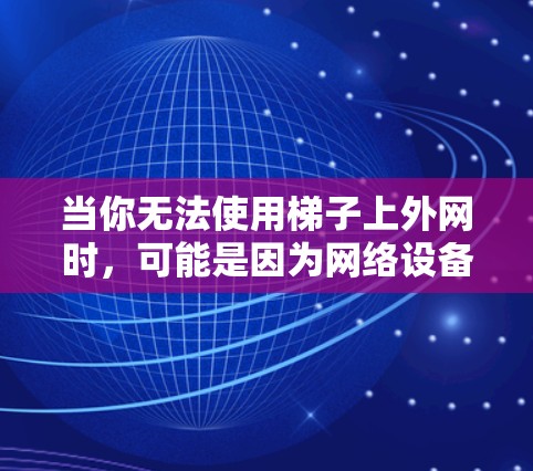 当你无法使用梯子上外网时，可能是因为网络设备的尺寸限制或操作复杂。以下是逐步的解决方案