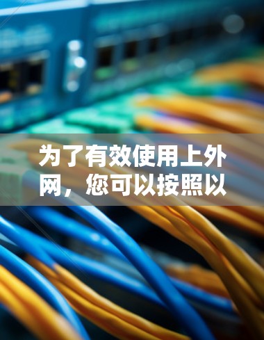 为了有效使用上外网,您可以按照以下步骤进行操作 为了有效使用上外网,您可以按照以下步骤进行操作