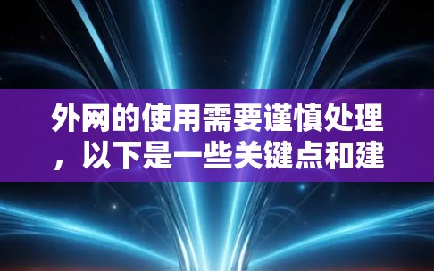 外网的使用需要谨慎处理，以下是一些关键点和建议