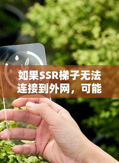 如果SSR梯子无法连接到外网,可能的原因有很多,以下是一些常见原因和解决方法 如果SSR梯子无法连接到外网,可能的原因有很多,以下是一些常见原因和解决方法