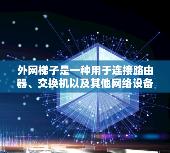 外网梯子是一种用于连接路由器、交换机以及其他网络设备的工具，通常由梯子和连接器组成。以下是详细的使用步骤和注意事项