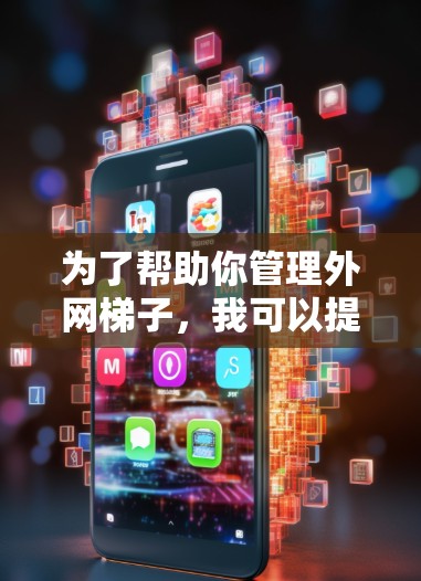 为了帮助你管理外网梯子,我可以提供一个简单的外网梯子手机软件功能。这个软件将包括以下几个主要功能 为了帮助你管理外网梯子,我可以提供一个简单的外网梯子手机软件功能。这个软件将包括以下几个主要功能