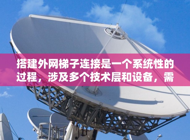 搭建外网梯子连接是一个系统性的过程,涉及多个技术层和设备,需要综合考虑物理连接、数据传输和网络管理。以下是一个详细的步骤指南,帮助您有效地搭建外网梯子连接 搭建外网梯子连接是一个系统性的过程,涉及多个技术层和设备,需要综合考虑物理连接、数据传输和网络管理。以下是一个详细的步骤指南,帮助您有效地搭建外网梯子连接