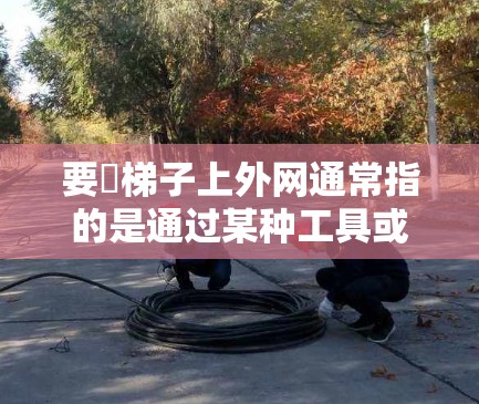 要撘梯子上外网通常指的是通过某种工具或方法固定或托住梯子。以下是详细的步骤 要撘梯子上外网通常指的是通过某种工具或方法固定或托住梯子。以下是详细的步骤