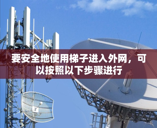 要安全地使用梯子进入外网,可以按照以下步骤进行 要安全地使用梯子进入外网,可以按照以下步骤进行