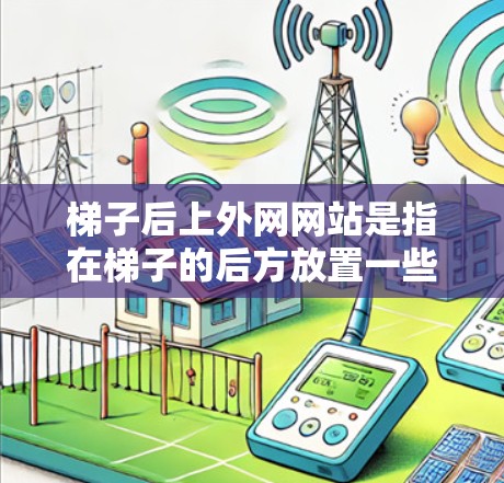 梯子后上外网网站是指在梯子的后方放置一些外网设备,用于管理和控制这些网站的访问权限,以确保网络的安全性和有效性。以下是对这一概念的详细解释和步骤说明 梯子后上外网网站是指在梯子的后方放置一些外网设备,用于管理和控制这些网站的访问权限,以确保网络的安全性和有效性。以下是对这一概念的详细解释和步骤说明