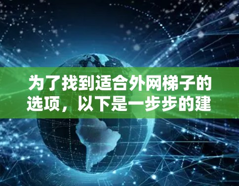 为了找到适合外网梯子的选项,以下是一步步的建议 为了找到适合外网梯子的选项,以下是一步步的建议
