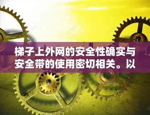 梯子上外网的安全性确实与安全带的使用密切相关。以下是详细的分析和建议 梯子上外网的安全性确实与安全带的使用密切相关。以下是详细的分析和建议