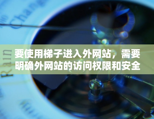 要使用梯子进入外网站,需要明确外网站的访问权限和安全状况。以下是一步步的建议 要使用梯子进入外网站,需要明确外网站的访问权限和安全状况。以下是一步步的建议