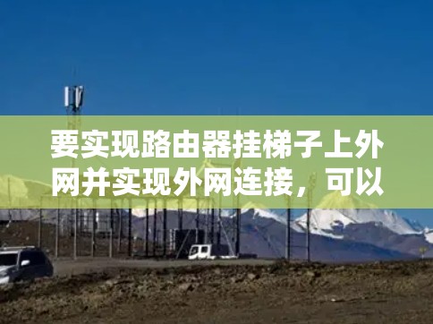 要实现路由器挂梯子上外网并实现外网连接,可以按照以下步骤进行操作 要实现路由器挂梯子上外网并实现外网连接,可以按照以下步骤进行操作