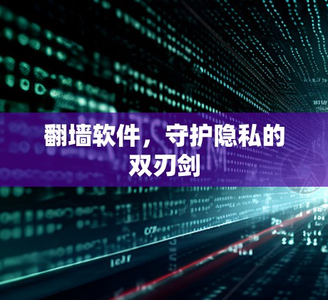 翻墙软件,守护隐私的双刃剑 翻墙软件,守护隐私的双刃剑