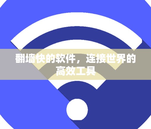 翻墙快的软件,连接世界的高效工具 翻墙快的软件,连接世界的高效工具