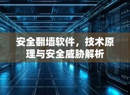 安全翻墙软件，技术原理与安全威胁解析
