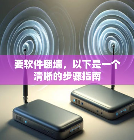 要软件翻墙，以下是一个清晰的步骤指南
