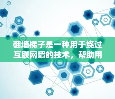 翻墙梯子是一种用于绕过互联网墙的技术,帮助用户访问互联网。这些梯子通常由特殊软件开发,利用防火墙、加密通信、代理服务器等技术来绕过墙。以下是对该技术的详细分析 翻墙梯子是一种用于绕过互联网墙的技术,帮助用户访问互联网。这些梯子通常由特殊软件开发,利用防火墙、加密通信、代理服务器等技术来绕过墙。以下是对该技术的详细分析