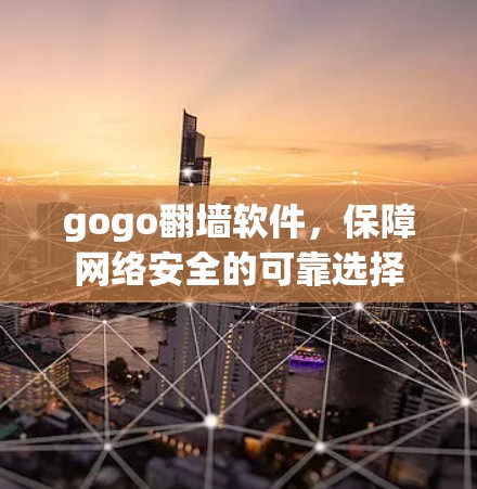 gogo翻墙软件,保障网络安全的可靠选择 gogo翻墙软件,保障网络安全的可靠选择