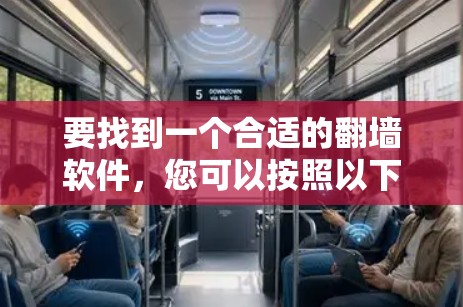 要找到一个合适的翻墙软件，您可以按照以下步骤进行