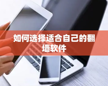 如何选择适合自己的翻墙软件 如何选择适合自己的翻墙软件