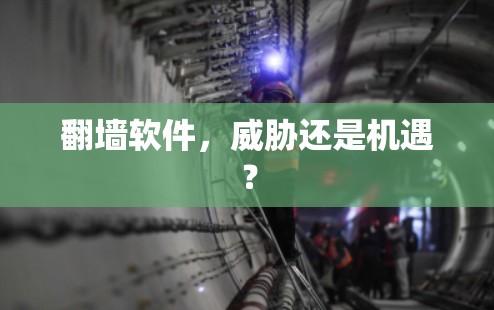 翻墙软件,威胁还是机遇? 翻墙软件,威胁还是机遇?