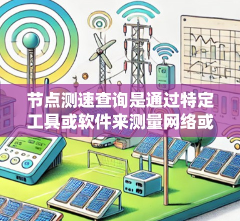 节点测速查询是通过特定工具或软件来测量网络或系统中设备的传输速度的过程。以下是对节点测速查询的详细步骤和指导 节点测速查询是通过特定工具或软件来测量网络或系统中设备的传输速度的过程。以下是对节点测速查询的详细步骤和指导