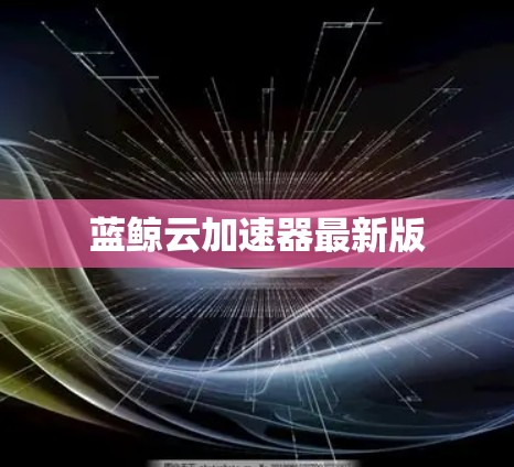 蓝鲸云加速器最新版