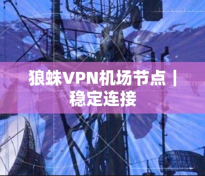 狼蛛VPN机场节点|稳定连接 狼蛛VPN机场节点|稳定连接