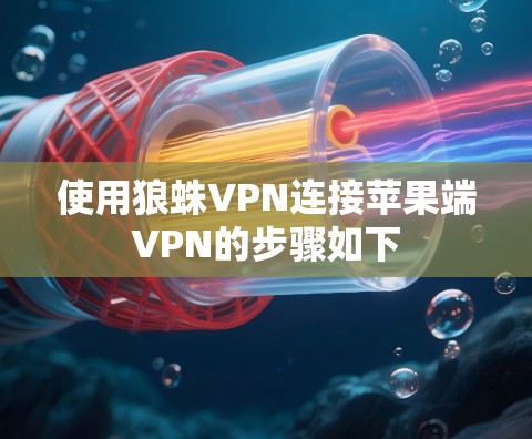 使用狼蛛VPN连接苹果端VPN的步骤如下 使用狼蛛VPN连接苹果端VPN的步骤如下