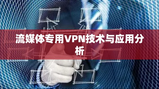 流媒体专用VPN技术与应用分析 流媒体专用VPN技术与应用分析