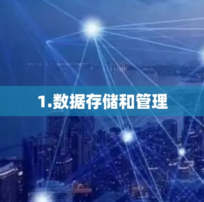 1.数据存储和管理