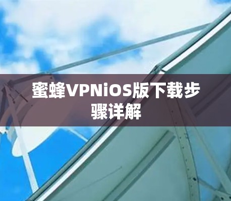 蜜蜂VPNiOS版下载步骤详解 蜜蜂VPNiOS版下载步骤详解