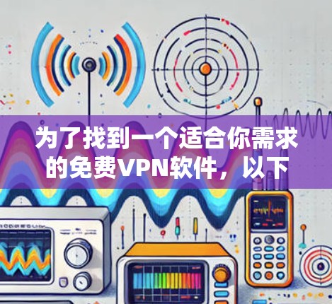 为了找到一个适合你需求的免费VPN软件,以下是一步步的建议 为了找到一个适合你需求的免费VPN软件,以下是一步步的建议