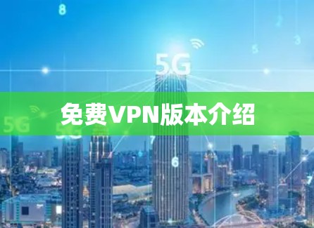免费VPN版本介绍 免费VPN版本介绍