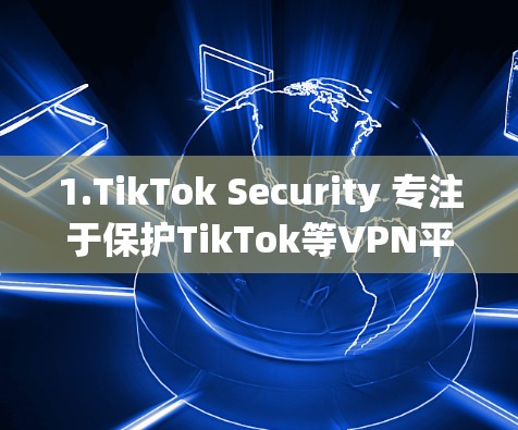 1.TikTok Security 专注于保护TikTok等VPN平台的访问