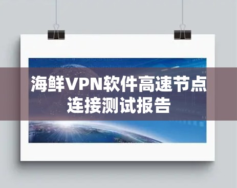 海鲜VPN软件高速节点连接测试报告 海鲜VPN软件高速节点连接测试报告