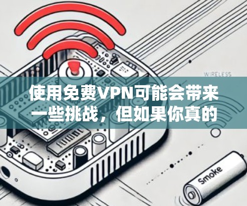 使用免费VPN可能会带来一些挑战,但如果你真的对隐私和安全有较高的要求,或者你希望在不花钱的情况下探索VPN的潜力,以下是一些考虑因素和体验 使用免费VPN可能会带来一些挑战,但如果你真的对隐私和安全有较高的要求,或者你希望在不花钱的情况下探索VPN的潜力,以下是一些考虑因素和体验