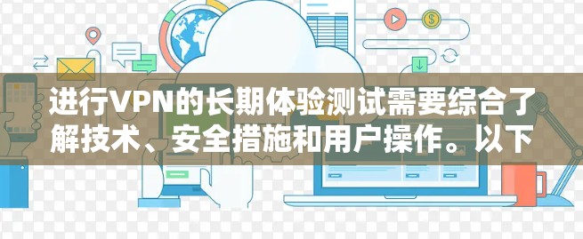 进行VPN的长期体验测试需要综合了解技术、安全措施和用户操作。以下是一个结构化的指南,帮助您顺利进行测试 进行VPN的长期体验测试需要综合了解技术、安全措施和用户操作。以下是一个结构化的指南,帮助您顺利进行测试