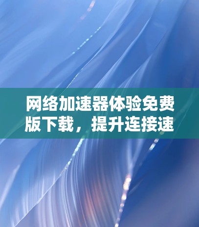 网络加速器体验免费版下载，提升连接速度的快捷方式