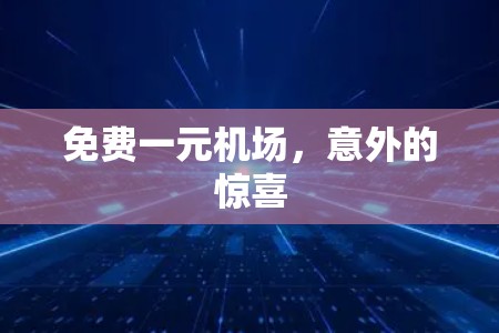 免费一元机场,意外的惊喜 免费一元机场,意外的惊喜