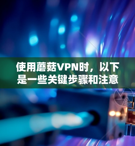 使用蘑菇VPN时,以下是一些关键步骤和注意事项 使用蘑菇VPN时,以下是一些关键步骤和注意事项