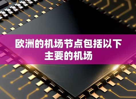 欧洲的机场节点包括以下主要的机场 欧洲的机场节点包括以下主要的机场
