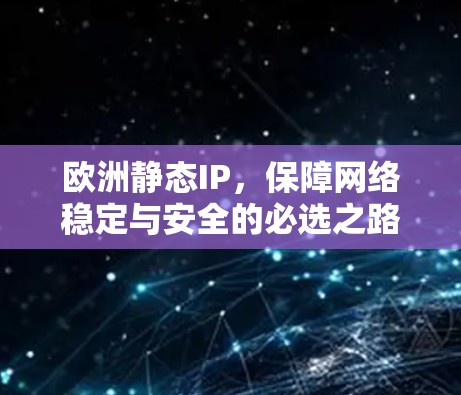 欧洲静态IP,保障网络稳定与安全的必选之路 欧洲静态IP,保障网络稳定与安全的必选之路