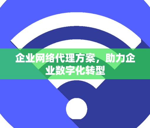 企业网络代理方案，助力企业数字化转型