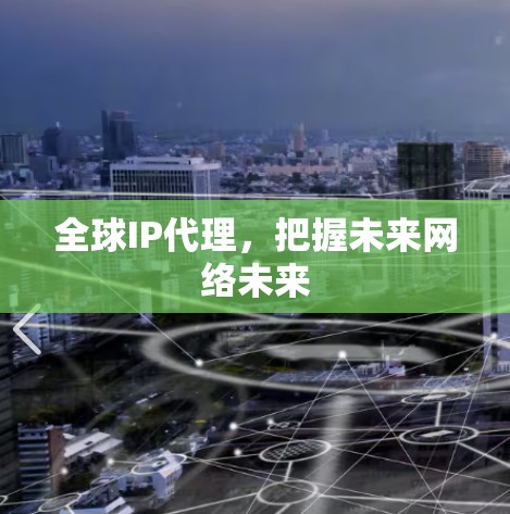 全球IP代理,把握未来网络未来 全球IP代理,把握未来网络未来